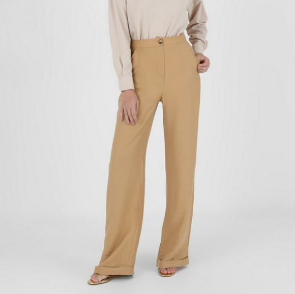 Modanisa Pants - Camel Pants
